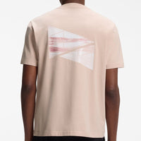 BOSS Golf T-Shirt - Network Photo Tee Reg. Fit - Pastel Orange FA26