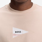 BOSS Golf T-Shirt - Network Photo Tee Reg. Fit - Pastel Orange FA26