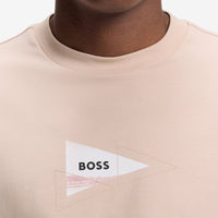 BOSS Golf T-Shirt - Network Photo Tee Reg. Fit - Pastel Orange FA26