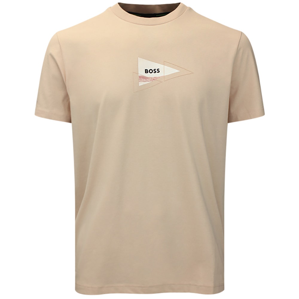 BOSS Golf T-Shirt - Network Photo Tee Reg. Fit - Pastel Orange FA26