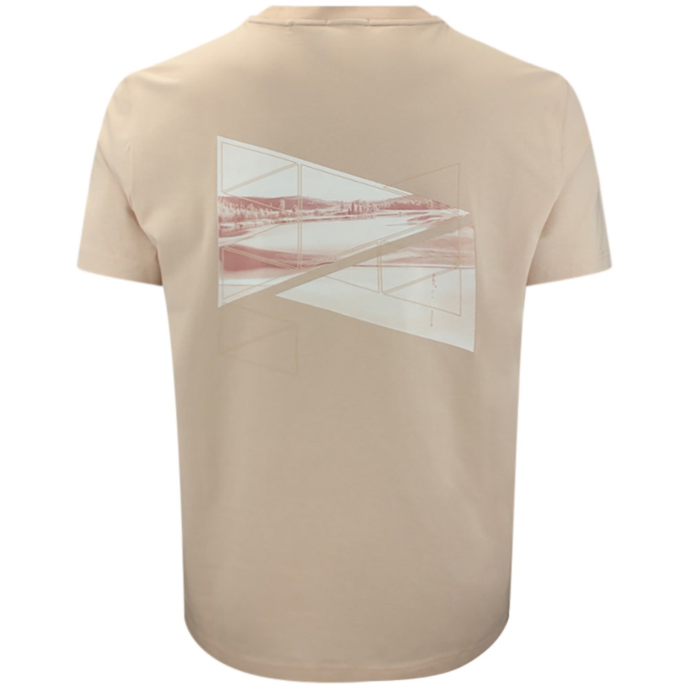 BOSS Golf T-Shirt - Network Photo Tee Reg. Fit - Pastel Orange FA26