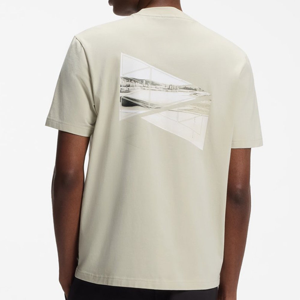 BOSS Golf T-Shirt - Network Photo Tee Reg. Fit - Pelican FA26