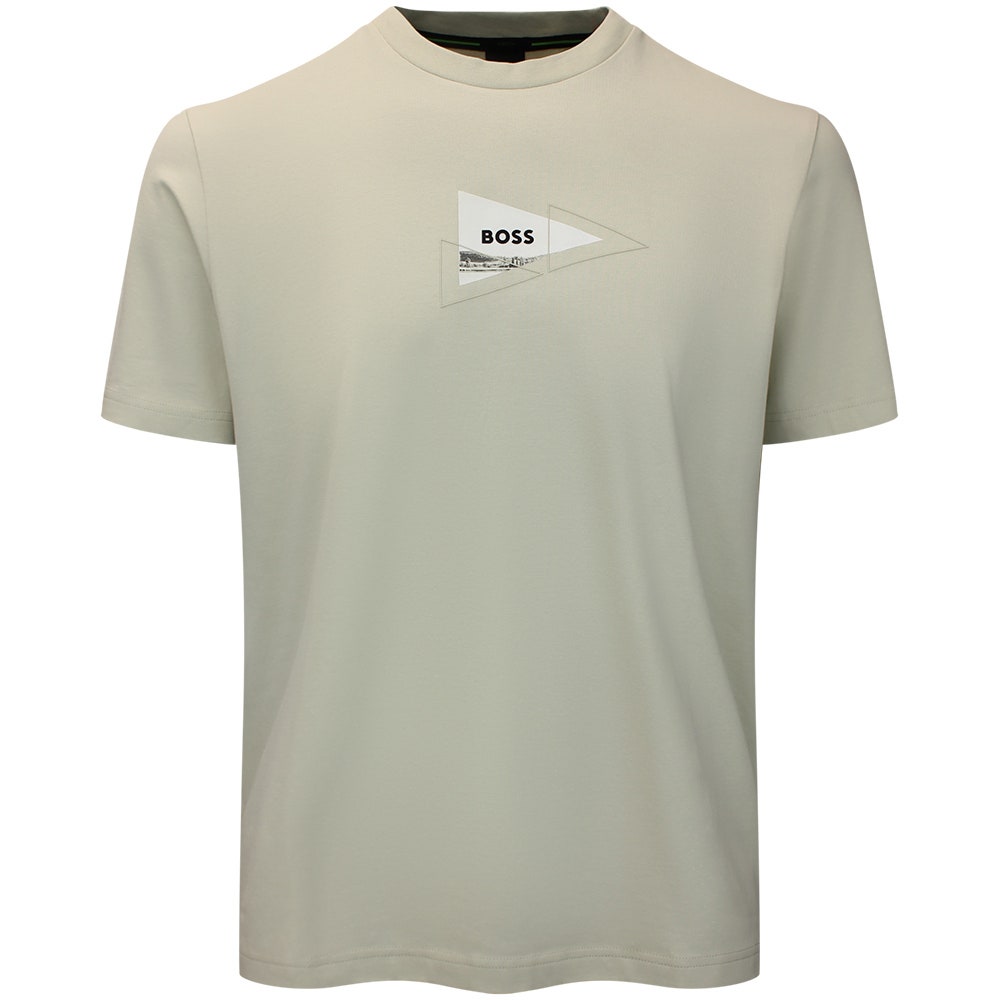 BOSS Golf T-Shirt - Network Photo Tee Reg. Fit - Pelican FA26