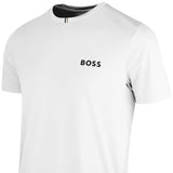 BOSS Golf T-Shirt - Spin Training TOC Slim - Bright White SP26