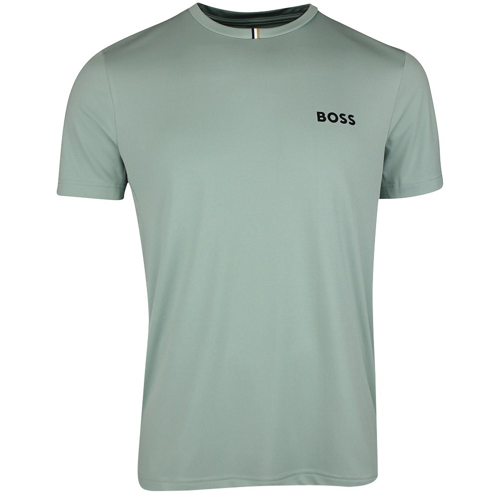 BOSS Golf T-Shirt - Spin Training TOC Slim - Iceberg Green SP26