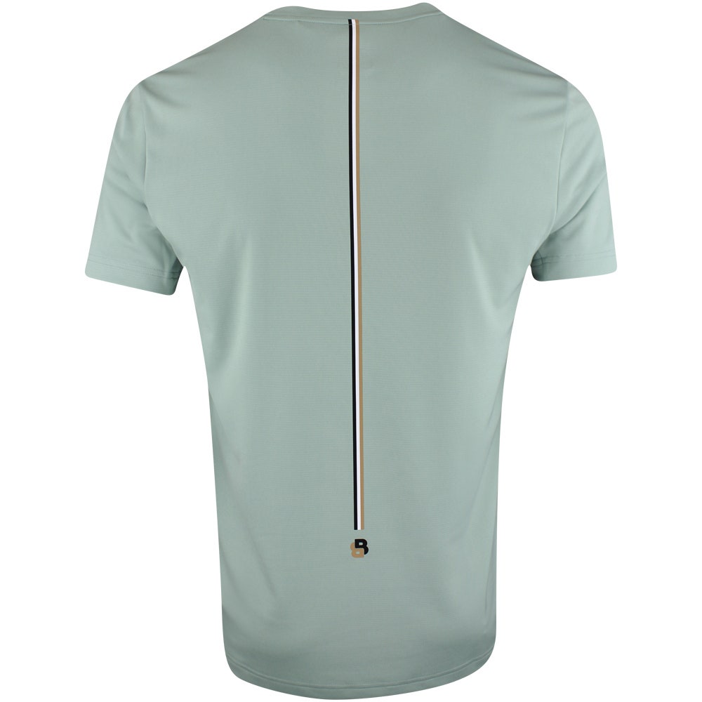 BOSS Golf T-Shirt - Spin Training TOC Slim - Iceberg Green SP26