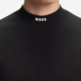 BOSS Golf T-Shirt - Tee Collar Relaxed - Black WI26