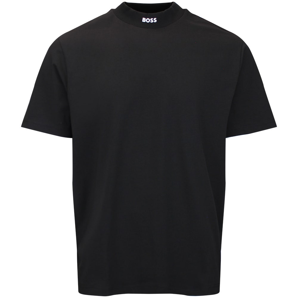 BOSS Golf T-Shirt - Tee Collar Relaxed - Black WI26