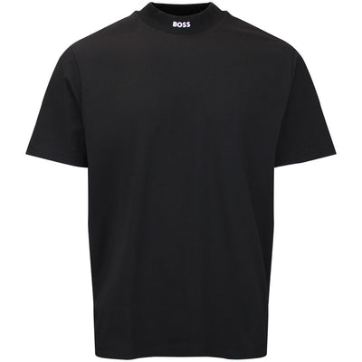 BOSS Golf T-Shirt - Tee Collar Relaxed - Black WI26