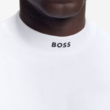 BOSS Golf T-Shirt - Tee Collar Relaxed - Bright White WI26