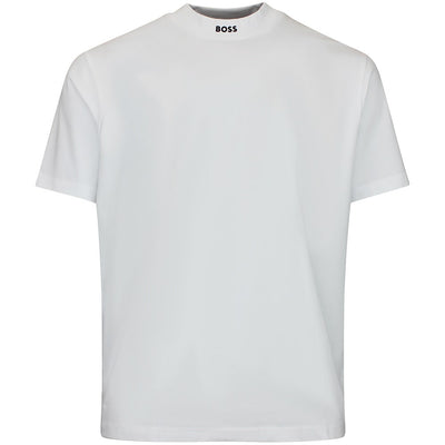 BOSS Golf T-Shirt - Tee Collar Relaxed - Bright White WI26