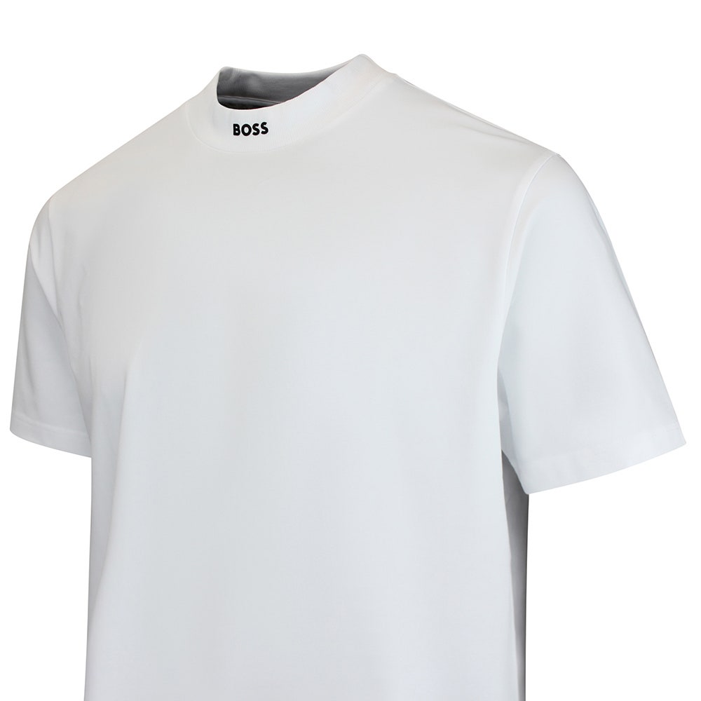 BOSS Golf T-Shirt - Tee Collar Relaxed - Bright White WI26