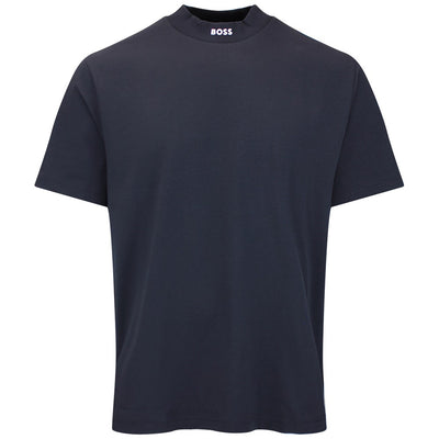 BOSS Golf T-Shirt - Tee Collar Relaxed - Dark Navy WI26