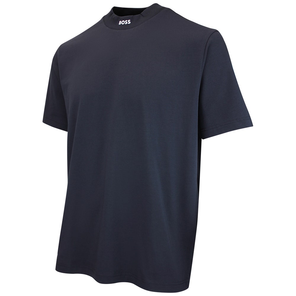 BOSS Golf T-Shirt - Tee Collar Relaxed - Dark Navy WI26