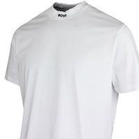 BOSS Golf T-Shirt - Tee Mock Collar Relaxed - Bright White SP26