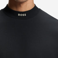 BOSS Golf T-Shirt - Tee Mock Collar Relaxed - Dark Navy SP26