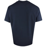 BOSS Golf T-Shirt - Tee Mock Collar Relaxed - Dark Navy SP26