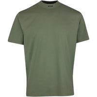 BOSS Golf T-Shirt - Tee Mock Collar Relaxed - Olive Green SP26
