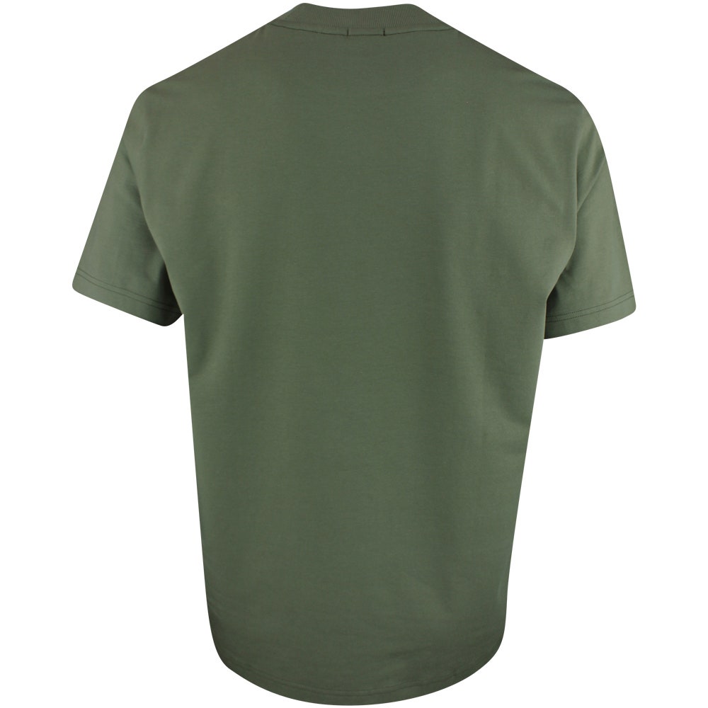 BOSS Golf T-Shirt - Tee Mock Collar Relaxed - Olive Green SP26