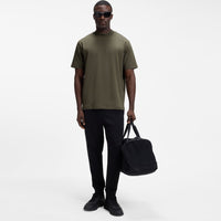 BOSS Golf T-Shirt - Tee Mock Collar Relaxed - Olive Green SP26