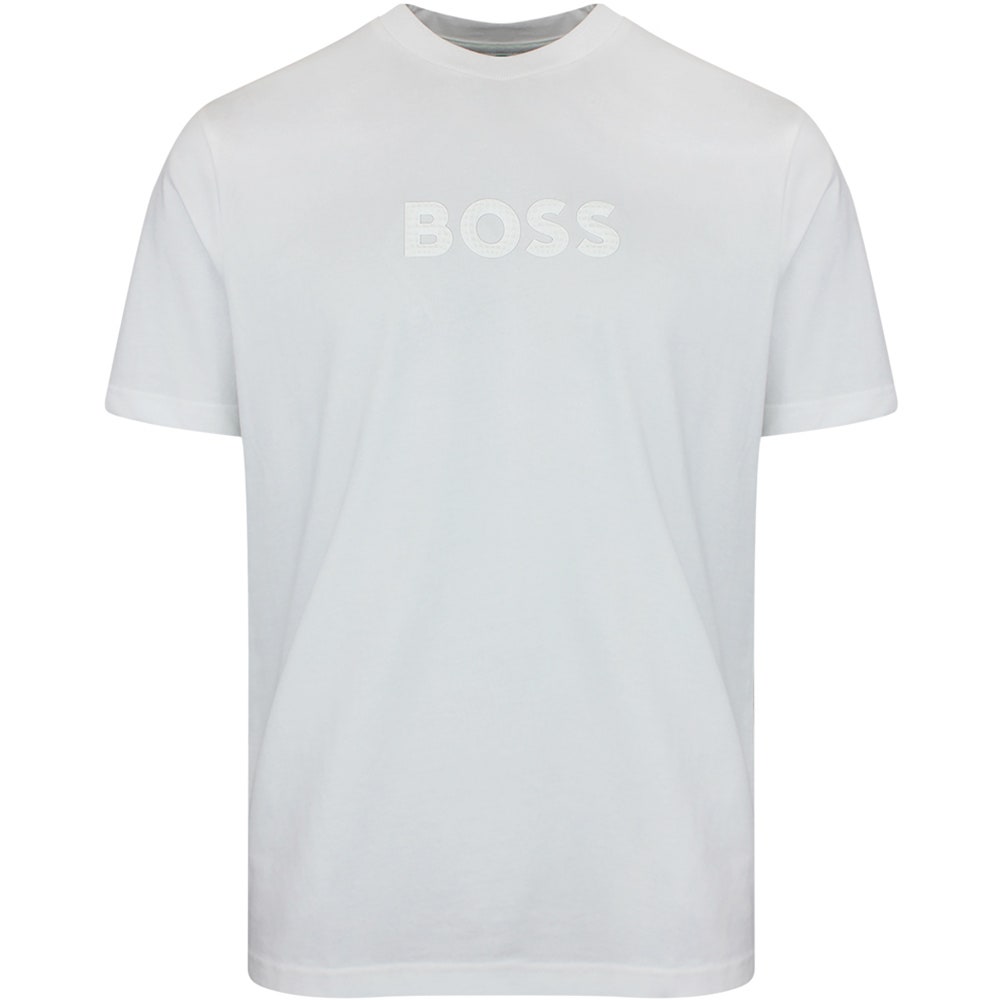 BOSS Golf T-Shirt - Terrace Logo Tee - Bright White SU26