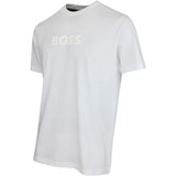 BOSS Golf T-Shirt - Terrace Logo Tee - Bright White SU26