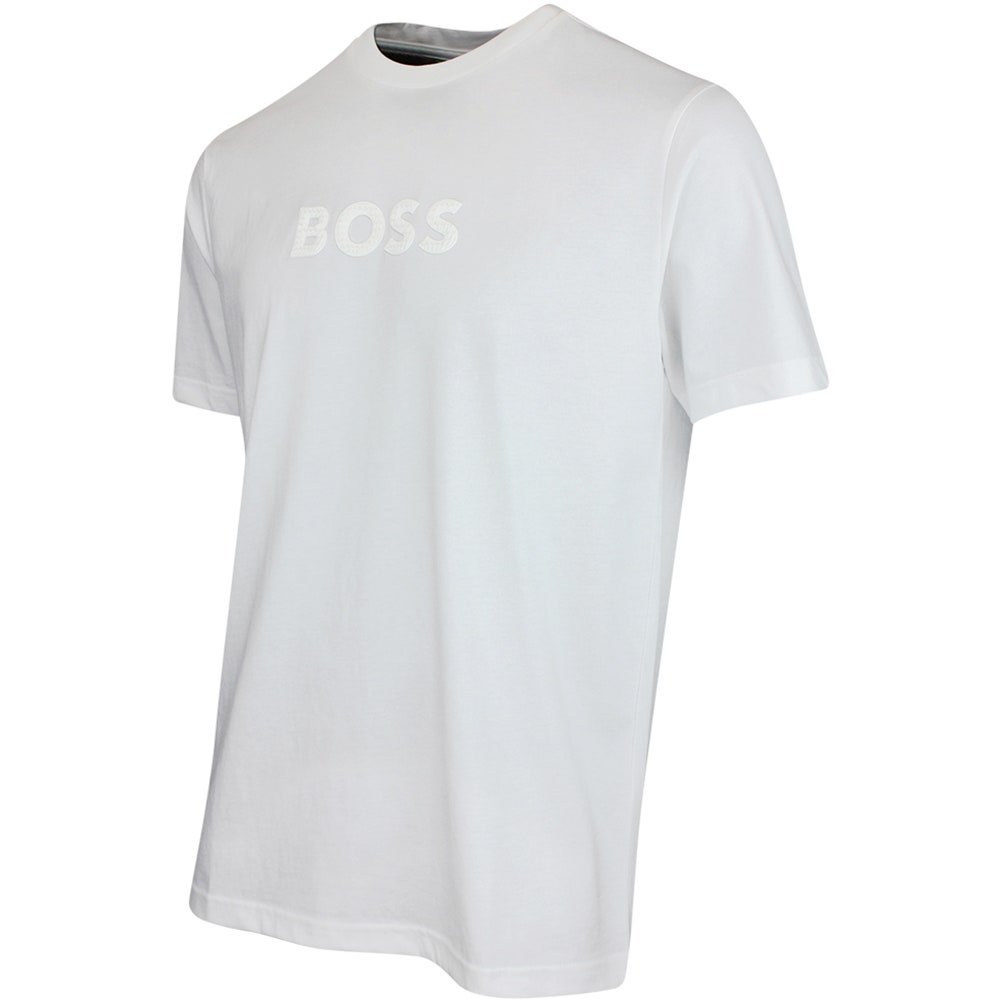 BOSS Golf T-Shirt - Terrace Logo Tee - Bright White SU26