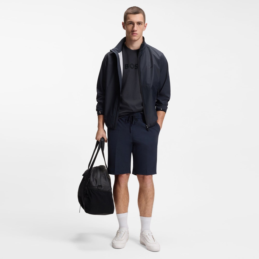 BOSS Golf T-Shirt - Terrace Logo Tee - Dark Navy SU26