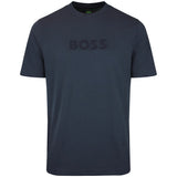 BOSS Golf T-Shirt - Terrace Logo Tee - Dark Navy SU26