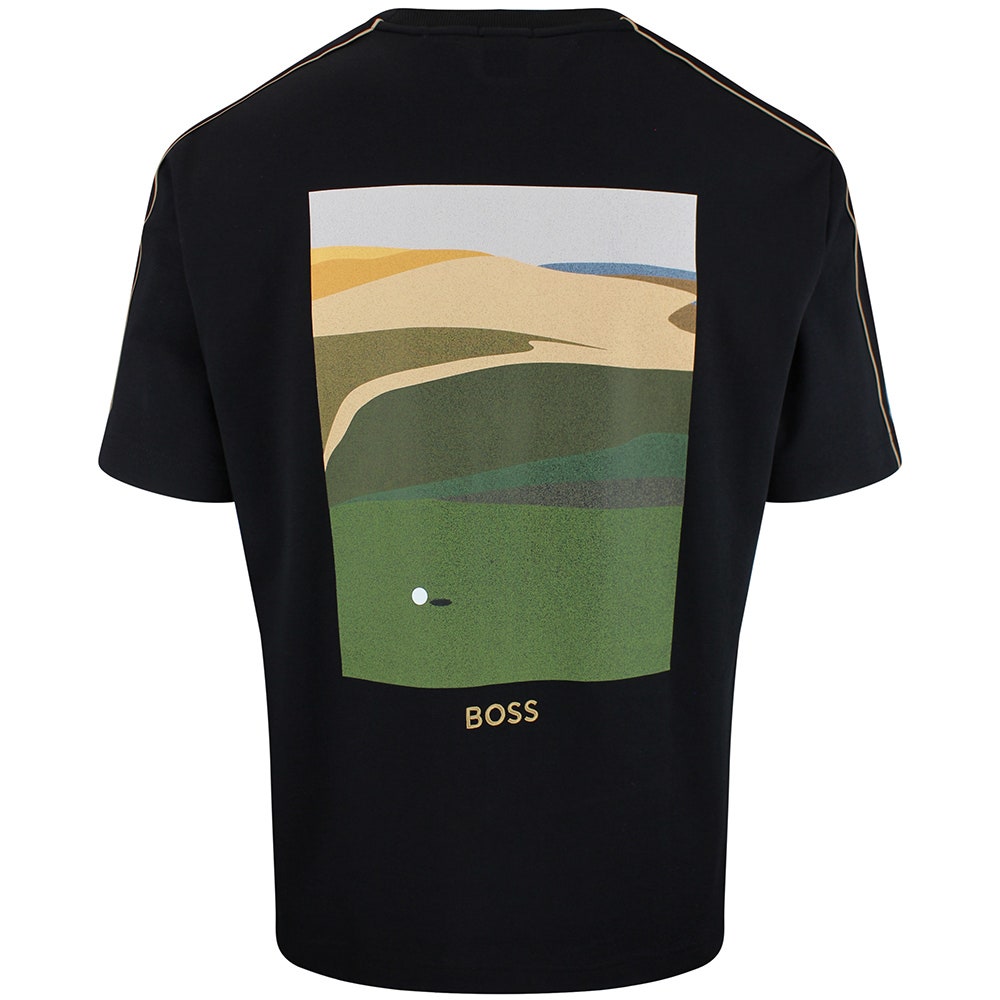 BOSS Golf T-Shirt - The Open '26 Tee Reg. Fit - Black FA26