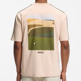 BOSS Golf T-Shirt - The Open '26 Tee Reg. Fit - Pastel Orange FA26