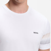 BOSS Golf T-Shirt - TOC Court 2 Tee Slim Fit - Bright White WI26