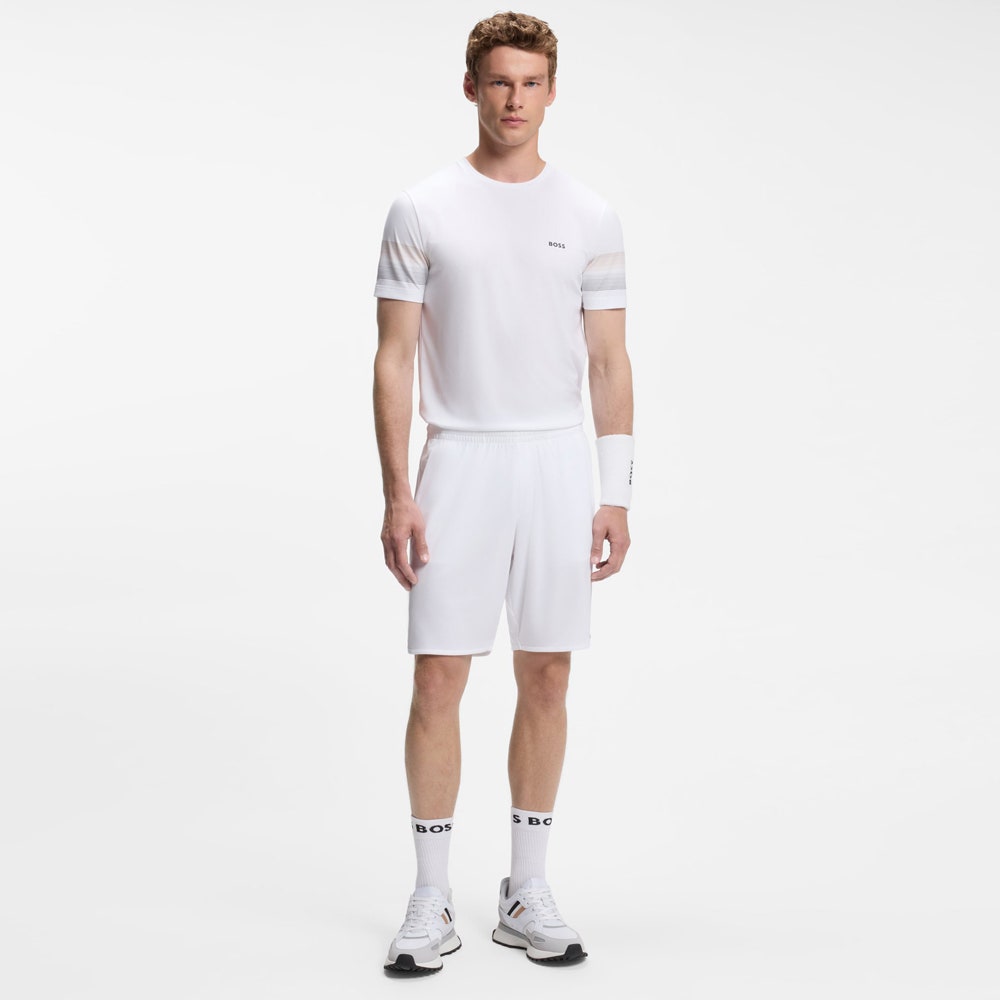 BOSS Golf T-Shirt - TOC Court 2 Tee Slim Fit - Bright White WI26
