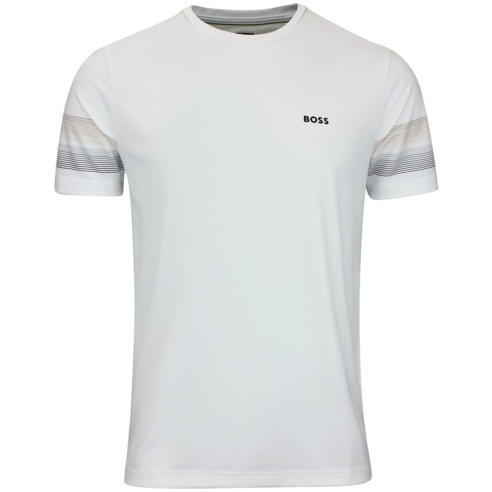 BOSS Golf T-Shirt - TOC Court 2 Tee Slim Fit - Bright White WI26