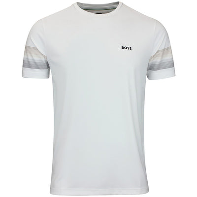 BOSS Golf T-Shirt - TOC Court 2 Tee Slim Fit - Bright White WI26