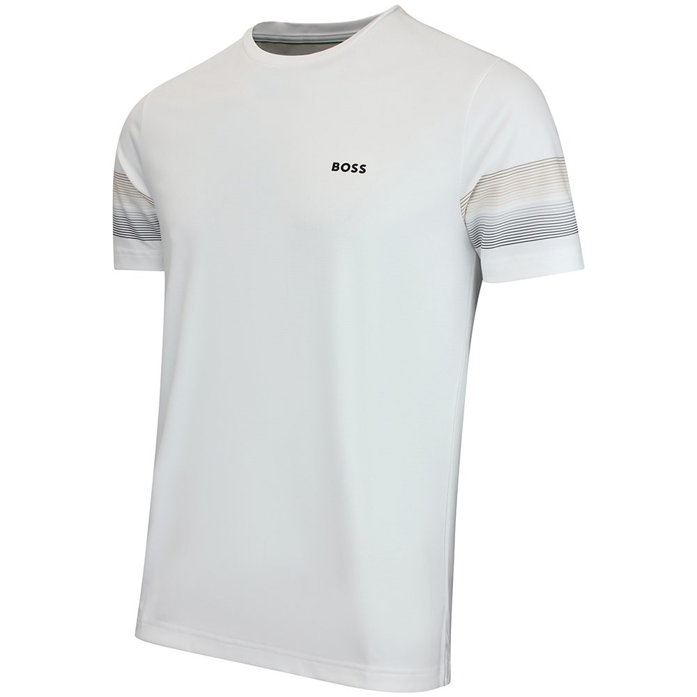 BOSS Golf T-Shirt - TOC Court 2 Tee Slim Fit - Bright White WI26