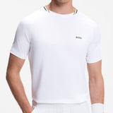 BOSS Golf T-Shirt - TOC Court Tee Slim Fit - Bright White WI26