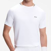 BOSS Golf T-Shirt - TOC Court Tee Slim Fit - Bright White WI26