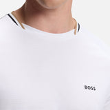 BOSS Golf T-Shirt - TOC Court Tee Slim Fit - Bright White WI26
