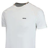 BOSS Golf T-Shirt - TOC Court Tee Slim Fit - Bright White WI26