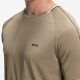 BOSS Golf T-Shirt - TOC Court Tee Slim Fit - Brindle WI26