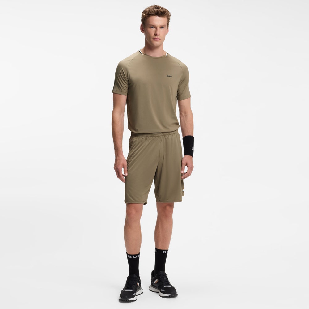 BOSS Golf T-Shirt - TOC Court Tee Slim Fit - Brindle WI26