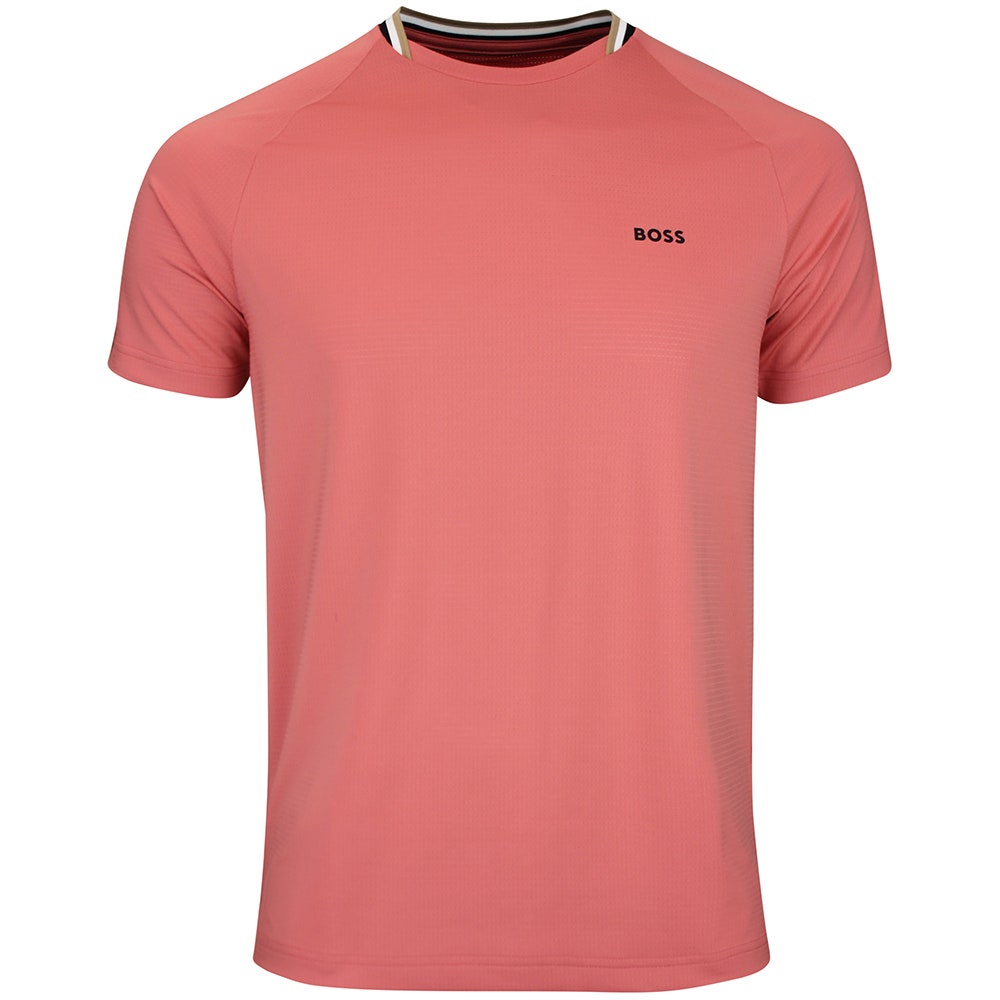 BOSS Golf T-Shirt - TOC Court Tee Slim Fit - Coral WI26