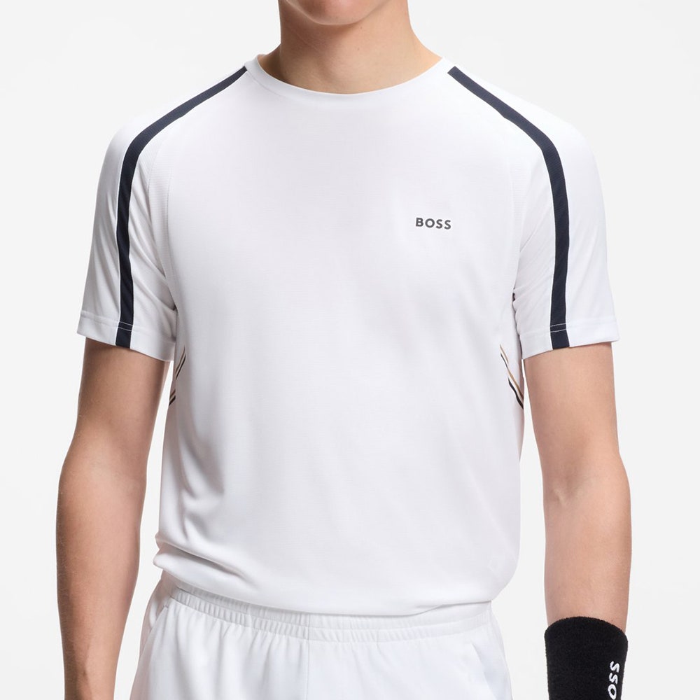 BOSS Golf T-Shirt - TOC Game 2 Slim - Bright White FA26