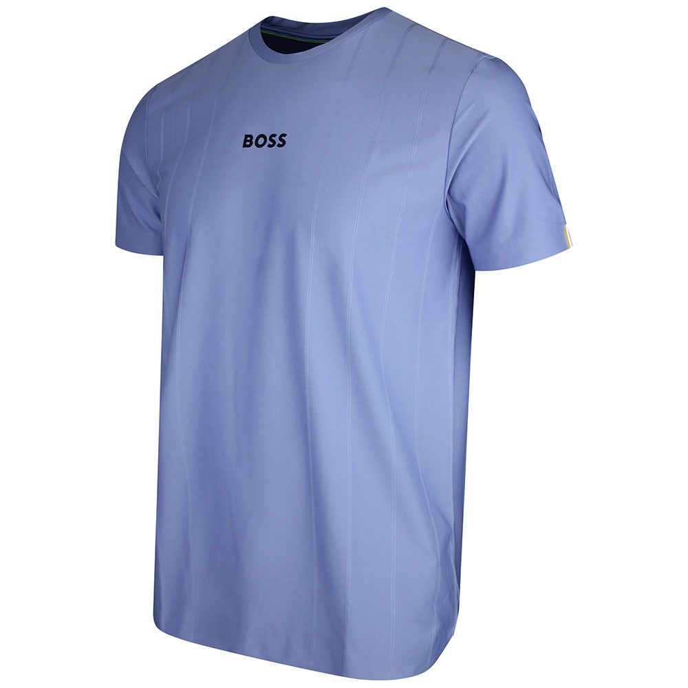 BOSS Golf T-Shirt - TOC Serve 1 Tee Slim - Colony Blue SU26