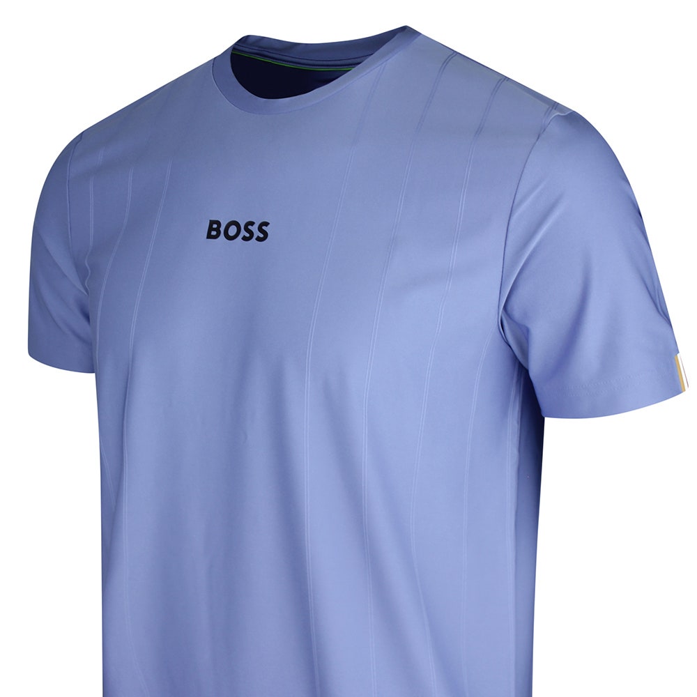 BOSS Golf T-Shirt - TOC Serve 1 Tee Slim - Colony Blue SU26