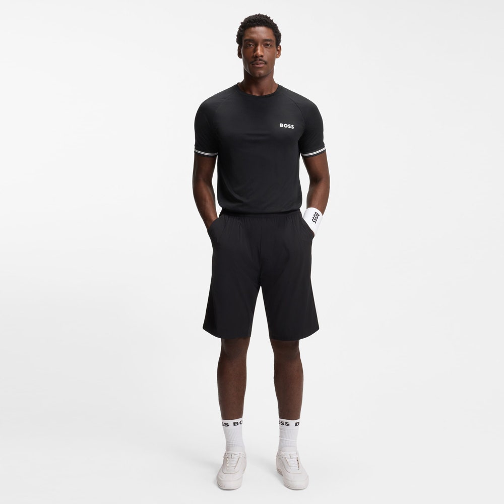 BOSS Golf T-Shirt - TOC Serve 2 Tee Slim - Black SU26