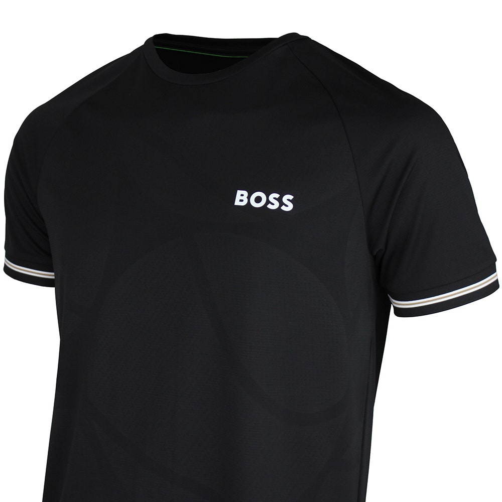 BOSS Golf T-Shirt - TOC Serve 2 Tee Slim - Black SU26