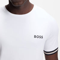 BOSS Golf T-Shirt - TOC Serve 2 Tee Slim - Bright White SU26