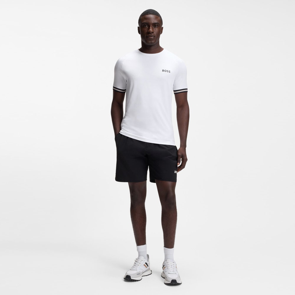 BOSS Golf T-Shirt - TOC Serve 2 Tee Slim - Bright White SU26